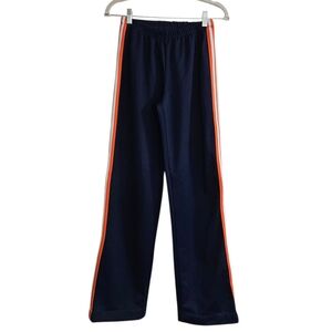 Vintage Algy Navy Track Pants with Orange Stripes